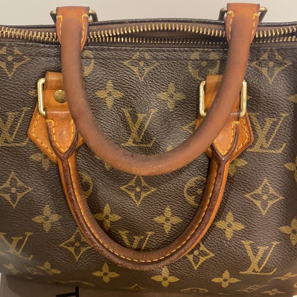 ❌SOLD❌ AUTHENTIC Louis Vuitton LV Monogram Canvas Speedy 25 Handbag Bag Vintage - Picture 10 of 16